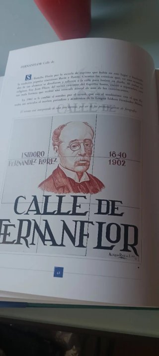 Bonito libro tomo de calles de Madrid