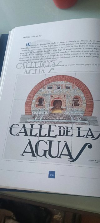 Bonito libro tomo de calles de Madrid