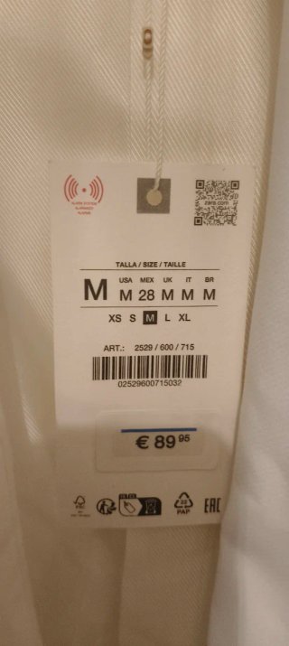 Blazer blanco Zara nuevo