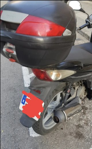 Baúl con soporte Honda Sh