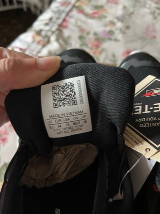 Zapatillas Salomon Gore-Tex Trekking Negras Naranj