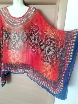 2 Poncho Copricostume Fantasia