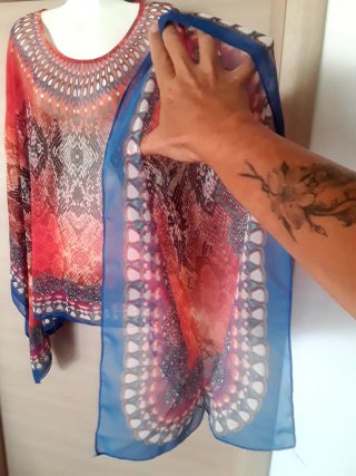 2 Poncho Copricostume Fantasia