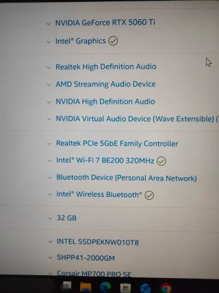 PC Gaming RTX 5060 Ti 32GB RAM 7TB