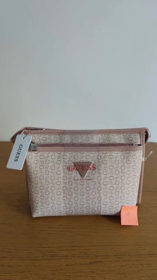 Set di due pochette Guess Beige/Rosa