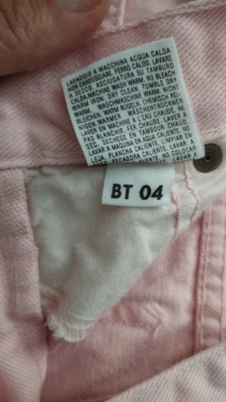 Jeans rosa bambina United Colors of Benetton