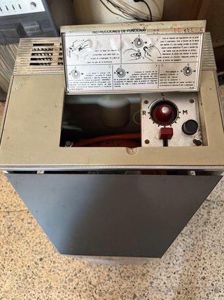Estufa a gas vintage