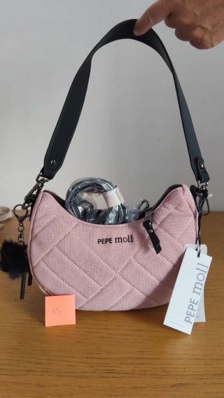 Bolso Pepe Moll Rosa Acolchado
