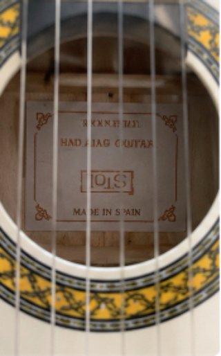 Guitarra Clásica Blanca