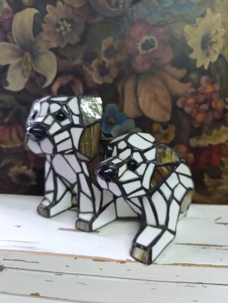 Lámpara estilo Tiffany Perros
