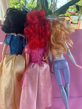 Set 3 Bambole Disney Principesse