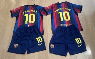 2 Kits Yamal Lamine 8/9 anos