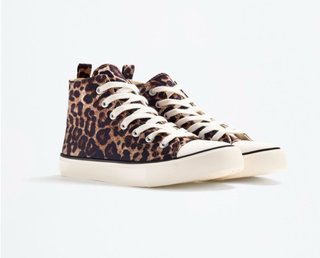 Zapatillas altas animal print
