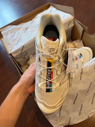Salomon XT-6 Beige/Verde Talla 37