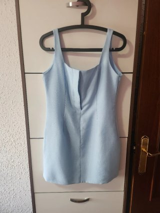 Vestido azul corto l