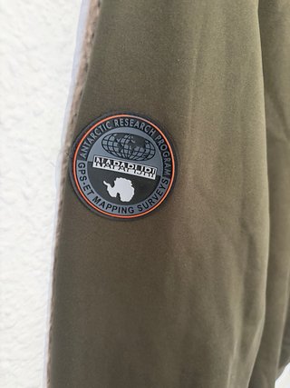 Sudadera NAPAPIJRI XXL Verde Caqui Capucha Logo