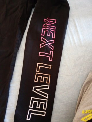 Leggings ragazza con strisce laterali