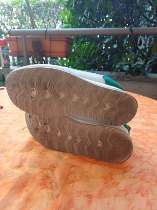 Sneakers donna bianche e verdi tg 39 (VESTONO 38)