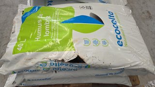 Humus de Lombriz Ecológico 40L - Saco deteriorado