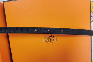 Cinturón Hermès Piel Epsom Mujer Negro
