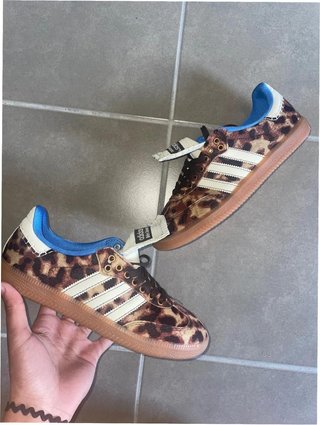 Adidas Samba Pony Wales Bonner Leopard Talla 38
