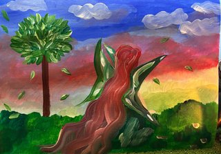 Cuadro pintado a mano