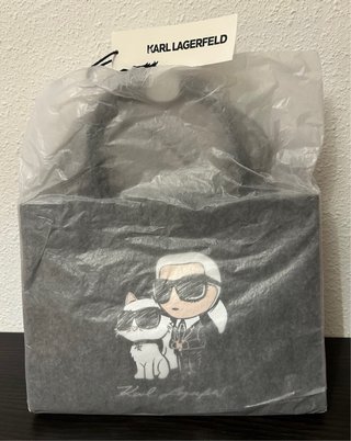 Bolso Karl Lagerfeld Negro con Dibujo