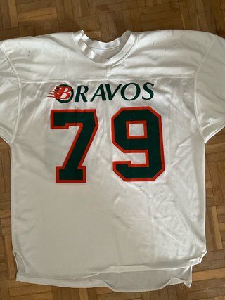 Camiseta de fútbol americano Bravos #79