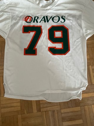 Camiseta de fútbol americano Bravos #79
