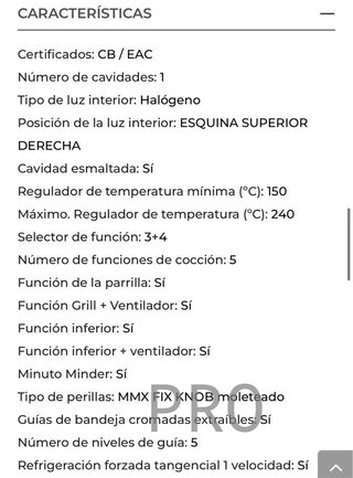 Horno de Gas Teka HSB 740 G X