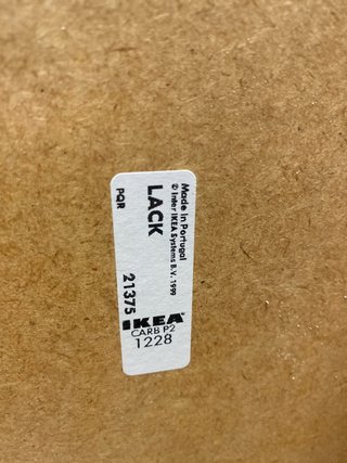 Mesa baja negra Ikea
