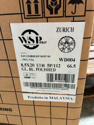 4 Llantas WSP Italy WD004 8.5x20 et40 5x112 et40
