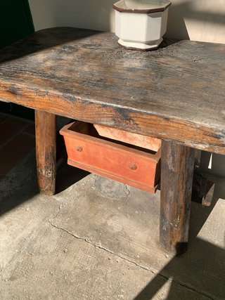 Tavolino rustico in legno
