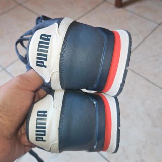 Scarpe Puma Blu e Bianche Nuove