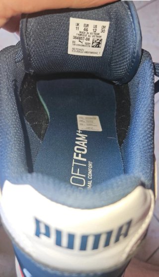 Scarpe Puma Blu e Bianche Nuove