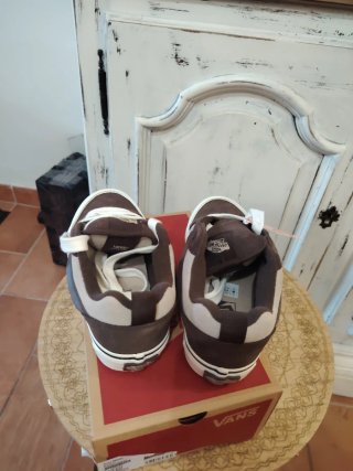 Vans kno Skool Scarpe Marroni/Grigie Tg 36 Nuove