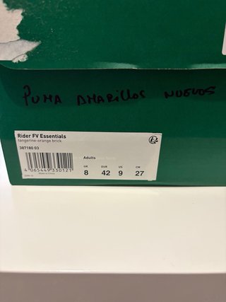 Zapatillas Puma Rider - Azul y Amarillo