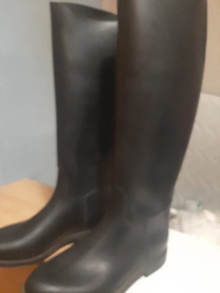Botas de agua negras altas