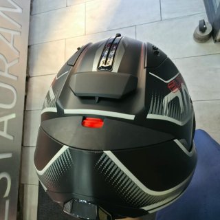 Casco de moto modular
