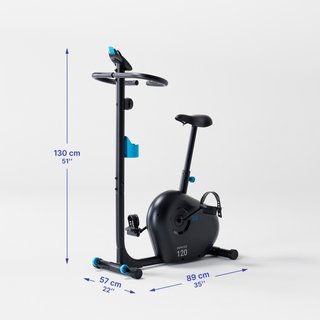 Bicicleta Estática Domyos BIKE 120 4kg rueda de inercia.