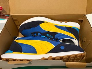 Zapatillas Puma  Rider Azul y Amarillo