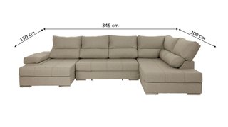 Mega Sofá Cama Rinconera Italia