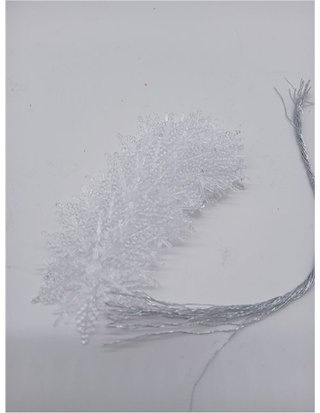 Naler 20 Copos de Nieve Navideños Plásticos Transparentes para Decoración de Árboles de Navidad