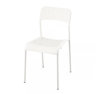 Mesa Comedor Blanca Ikea y dos sillas