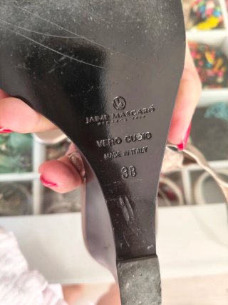 Sandalias Mascaró doradas talla 38