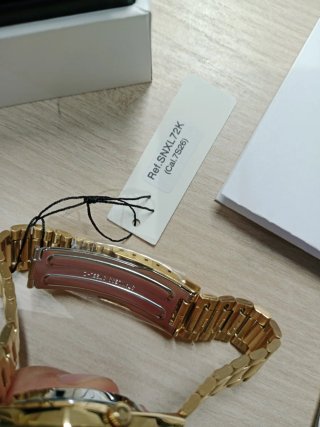 Reloj Seiko 5 SNXL72K Dorado Automático