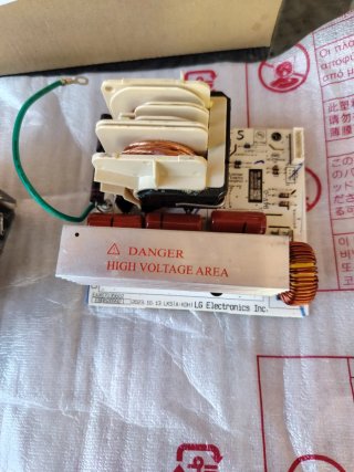 Placa Base electrónica  Horno microondas  LG