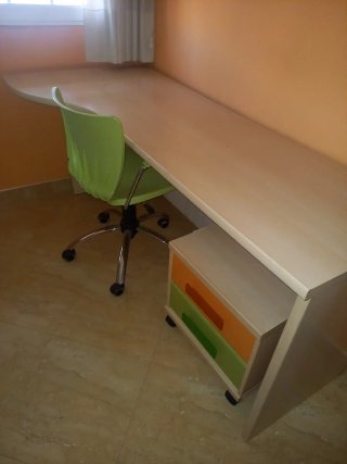 Litera con escritorio y cajones