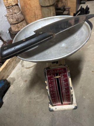 Hacha antigua carnicería