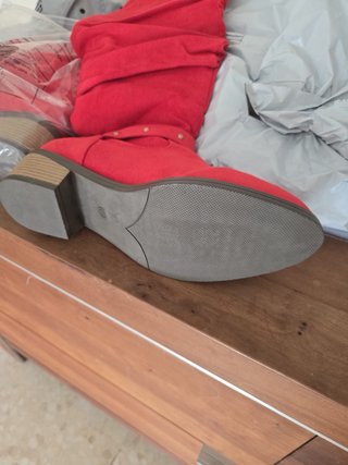 Botas altas rojas